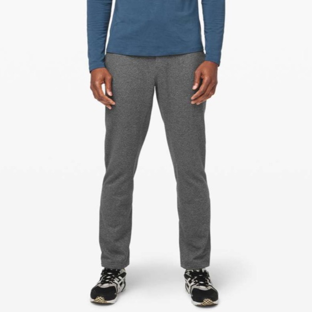 Lululemon city sweat pant classic *thermo heathered light cast grey fleece XS